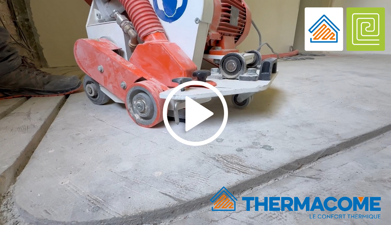 Rénovation d'une villa en France avec Thermacome
