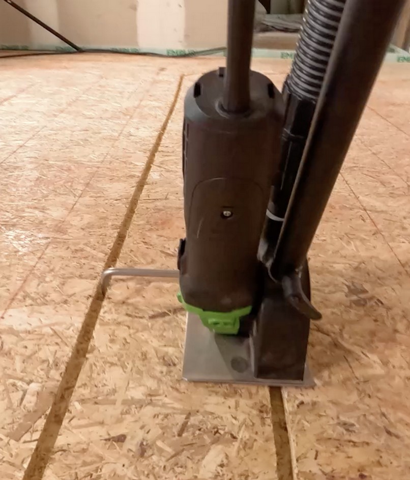 Plancher Chauffant Fraisé dans l’OSB