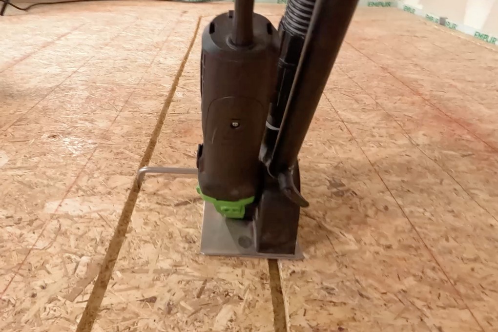 Plancher Chauffant Fraisé dans l’OSB