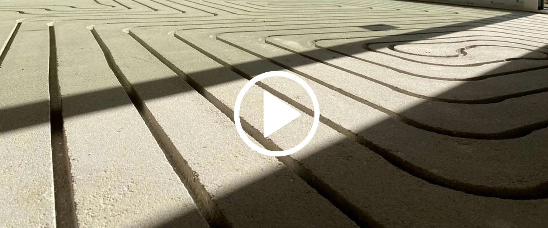 Plancher Chauffant Fraisé - La nouvelle génération de plancher chauffant